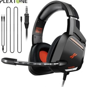 Resim TKÇ Plextone G800 3.5mm Teleskopik Kablolu Gaming Oyuncu KULAKLIĞI-(5775) 