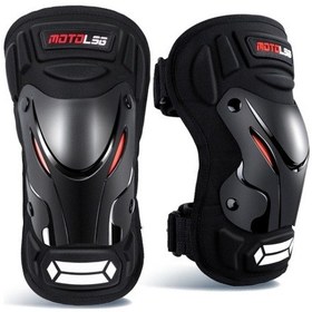 Resim Cbtx Global Motolsg 2 İn 1 Motosiklet Bisiklet Yansıtıcı Şerit İle Binme Koruyucu Dişli Dizlik Siyah 