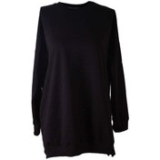 Resim Trender Siyah Kadın Sweatshirt 6405 Siyah 
