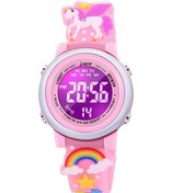 Resim Kızlar İçin Alarmlı 3d Çizgi Film Su Geçirmez Çocuk Saatleri - 3-10 Yaş Arası Kızlar İçin En İyi Oyuncak Hediyeleri Diğer 