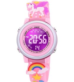 Resim Kızlar İçin Alarmlı 3d Çizgi Film Su Geçirmez Çocuk Saatleri - 3-10 Yaş Arası Kızlar İçin En İyi Oyuncak Hediyeleri Diğer 