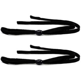 Resim 10 Adet Siyah Sporcu Gözlük İpi Siyah 