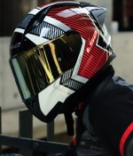 Resim LS2 RAPID 2 Race EXTRA BEYAZ-KIRMIZI KASK 