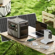 Resim Taşınabilir 100A Kontrollü Güneş Paneli, Karavan Aksesuarları, Kamp, Tekne ve Piknikler için Solar Şarj Cihazı Power Bank 