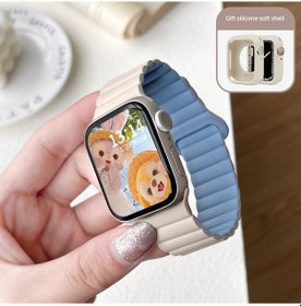 Resim Vivo Watch Gt Silikon Manyetik Kordon + Siyah Konnektör - Yıldız Tozu Mavi Um37454-38 Yurt Dışından 