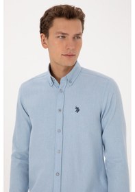 Resim U.s. Polo Assn. Erkek Açık Mavi Gömlek Basic 50316721-vr003 Acık Mavı 