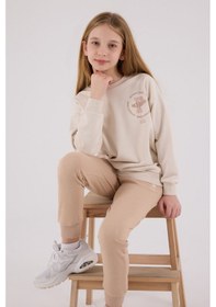 Resim U.S. Polo Assn. U.s. Polo Assn Kız Çocuk Krem Eşofman Takımı Us2313-c-v2 KREM 