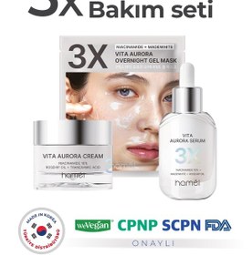 Resim 3x Vita Aurora %10 Niacinamide Leke Karşıtı Üçlü Bakım Seti 