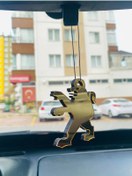 Resim Genel Markalar Peugeot Araba Dikiz Aynası Süsü Peugeot Logosu Gold Pleksi araba dekorasyonu 