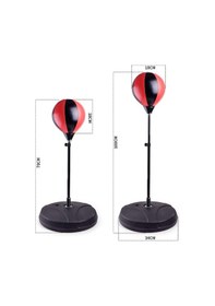 Resim Beratsport Punchingball Standı Eldivenli Refleks Topu Boks Seti 