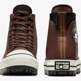 Resim Converse Chuck Taylor All Star City Trek Su Geçirmez Unisex Kahverengi Deri Bot 