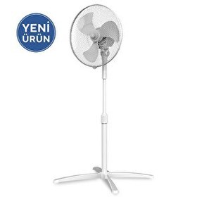Resim Kumtel KTF-290 Beyaz Vantilatör 16" (3P) 
