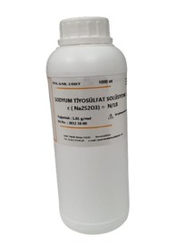 Resim Sodyum Tiyosülfat Solüsyon Çözeltisi 0.05N N-18 - 1 Lt 