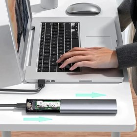 Resim Daytona SHL-R320 M.2 Nvme SSD Type-C 3.1 Gen2 Pcıe M-Key M+B Key Disk Kutusu 