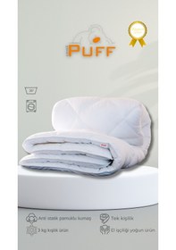 Resim Kışlık Kalın Tek Kişilik Yorgan 3kg 