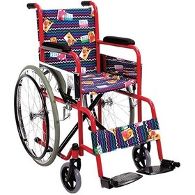 Resim Poylin P970 Renkli Çocuk Tekerlekli Sandalyesi 