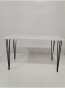 Resim Feza 60×120 Metal Ayaklı Masa Mutfak Masası Çalışma Masası Bilgisayar Masası 