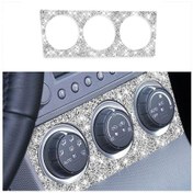 Resim Nissan 350z 2003-2009 Araba Klima Ayarı Elmas Dekoratif Etiket, Sol Ve Sağ Sürücü Evrensel 1 Adet 