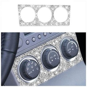 Resim Nissan 350z 2003-2009 Araba Klima Ayarı Elmas Dekoratif Etiket, Sol Ve Sağ Sürücü Evrensel 1 Adet 