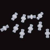 Resim 10 adet Şeffaf Dişi-Dişi Luer Şırınga Bağlantı Parçaları - Laboratuvar ve Araştırma Kullanımı için Dayanıklı Plastik Pnömatik Aksesuarlar, Sızdırmaz Tasarım, Kolay Tutuşlu Konu Uçları, Laboratuvar Ekipman Parçaları | Sızdırmaz Aksesuarlar | Hassas Konulama 