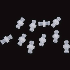 Resim 10 adet Şeffaf Dişi-Dişi Luer Şırınga Bağlantı Parçaları - Laboratuvar ve Araştırma Kullanımı için Dayanıklı Plastik Pnömatik Aksesuarlar, Sızdırmaz Tasarım, Kolay Tutuşlu Konu Uçları, Laboratuvar Ekipman Parçaları | Sızdırmaz Aksesuarlar | Hassas Konulama 