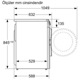 Resim Profilo CGA2520XTR A Enerji Sınıfı 10 kg 1200 Devir Çamaşır Makinesi 