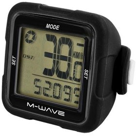 Resim M-WAVE XIV Kablosuz Kilometre Saati Silikon 14 Fonksiyonlu KMS-302 