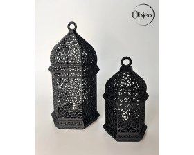 Resim Özbience Dekoratif LED Mumlu Ramazan Feneri Seti, Işıklı Ev Süsü, Şık ve Estetik 