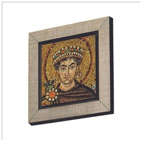 Resim I. Justinianus Büyük Jüstinyen Baskılı Mdf Magnet 7x7 225 