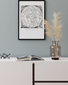 Resim Kuzey Gökyüzü Haritası - Art Print - 30x40 cm 