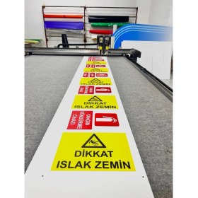 Resim Fezzstore Fezzpirint Dikkat Bahçe 7/24 Saat Kamera Ile Izlenmektedir Ölçü (25*35) Dekote 