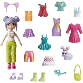 Resim Polly Pocket Farklı Kombin Eğlencesi HKV88 HKV94 Lisanslı Ürün 