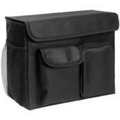 Resim Suntek Elektrikli Scooter Çantası Depolama Ön Gidon Denge Siyah 