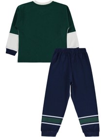 Resim Civil Boys Baseball Baskılı 10-13 Yaş Pijama Takımı - Yeşil - Yeşil / 10-11 Yaş 