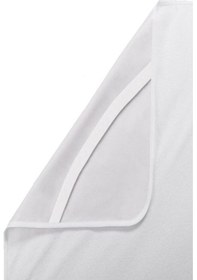 Resim Altın Karma Sıvı Geçirmez Alez 90x190 Cm Tek Kişilik Yatak Koruyucu Beyaz 