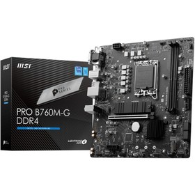 Resim Msı Pro B760M-G Ddr4 Soket 1700 Ddr4 4800(OC) Pcı-E ,m.2 Usb3.2 Hdmı,dp,vga 1x 2.5g Lan Matx 