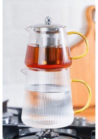 Resim Acar Elisa Borosilikat Cam Çaydanlık 