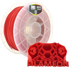 Resim FILAMEON Abs Highflow 1.75mm 1kg Filament Kırmızı 