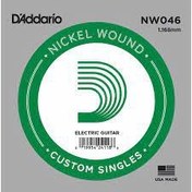 Resim D'addario NW046 Nickel Wound Elektro Gitar Teli (.046) 