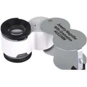 Resim Yüksek Kalite 45x22 Ledli Büyüteç No:9583 
