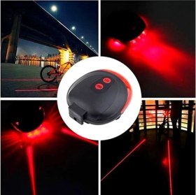 Resim Ozcmax Lazer Güvenlik Şeritli Bisiklet Stop Lambası 