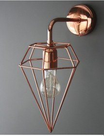 Resim Mylights Bakır Retro Rustik Aplik Diğer 