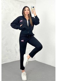 Resim Koza Butik Kadın Barbie Baskılı Eşofman Takımı 3861-24 001 