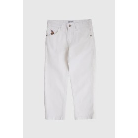 Resim U.s. Polo Assn. Erkek Çocuk Beyaz Pantolon (Kanvas-Chino) 50322467-VR013 