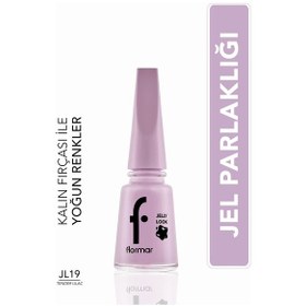 Resim Flormar Jel Görünümlü Parlak Oje (LİLA) - Jelly Look Nail Enamel- Jl19 Tender Lilac - 8690604282135 