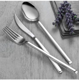 Resim Aryıldız Vento Prestige 84 Parça Çatal Kaşık Bıçak Takımı Gri 