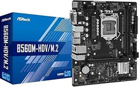 Resim ASRock B560M-HDV/M.2 Micro ATX Anakart Intel LGA1200, DDR4, 1x M.2 SSD, 4K 60Hz HDMI 2.0 