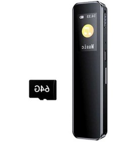 Resim Createtech 128x128 Nokta Matris Ekranlı, 128gb Hafızalı Mp3/wav Çalarlı Ses Kaydedici 