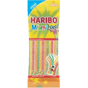 Resim Haribo Miami Şerit Yumuşak Şeker 120 G 