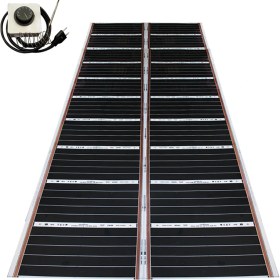 Resim Rexva Xica Ptc-306 Ptc Isı Teknolojili Analog Gazlı Termostatlı Halı Altı Karbon Isıtıcı Film - 120 x 250 cm 